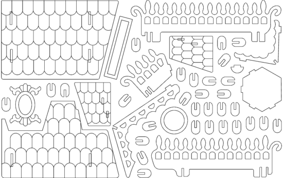 Fantasy Villas 4 dxf file