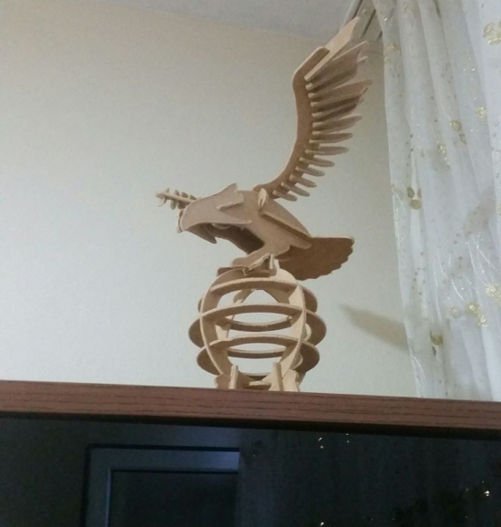 maket kartal Eagle Model dxf file