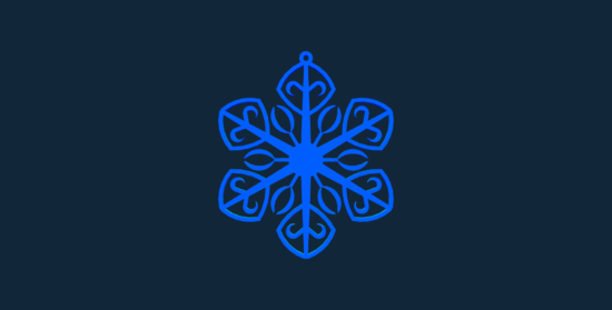 Snowflake design 5 stl file