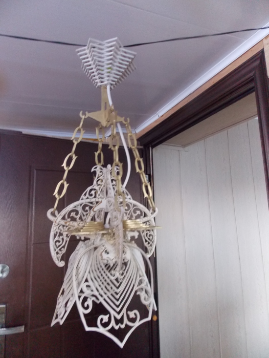 Laser Cut Ceiling Light Lamp 4mm Free Vector