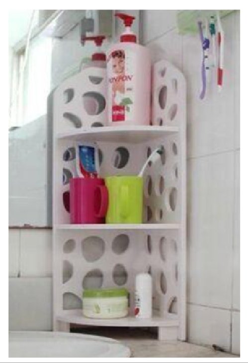 Laser Cut Rack Shelf for Bathroom Free Vector