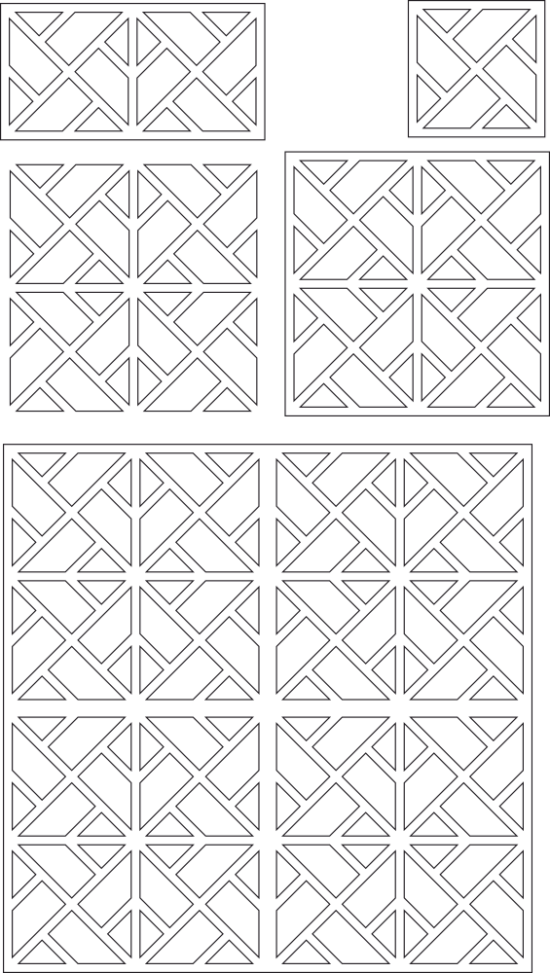 Laser Cut Panels Decorative Pattern Free Vector