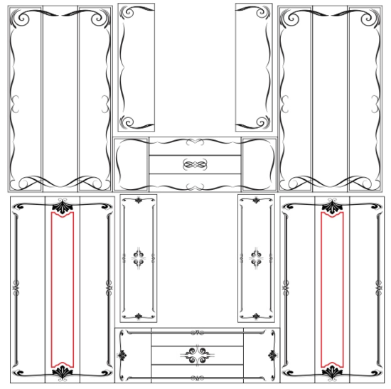 Laser Cut Designs Free Vector