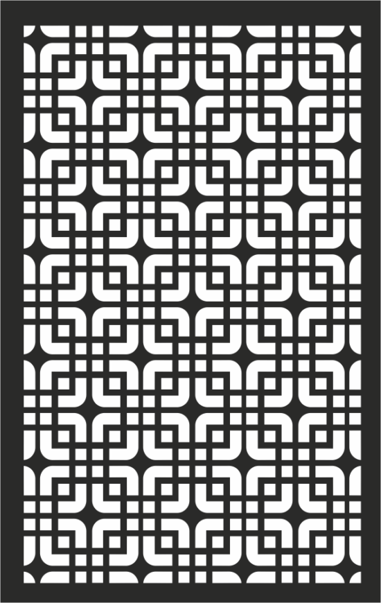 Geometric Panel Pattern DXF File