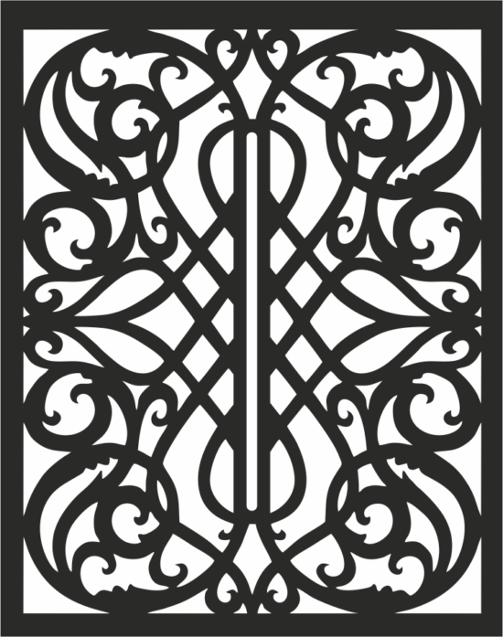 Panel Pattern DXF File