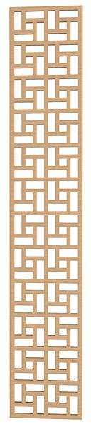 Lattice Geometric Pattern DXF File