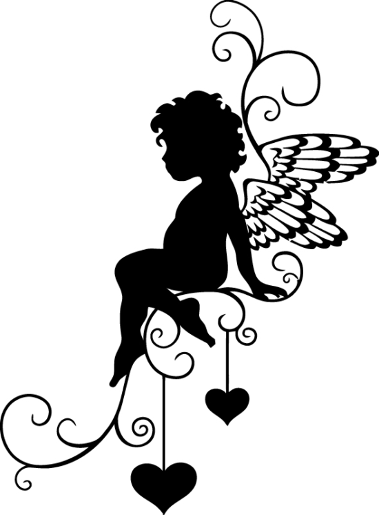 Angel Sticker Free Vector