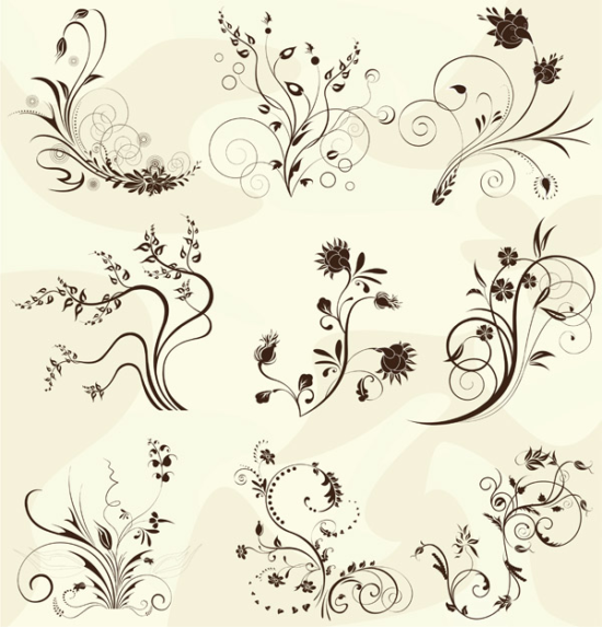 European Pattern Vector Free Vector