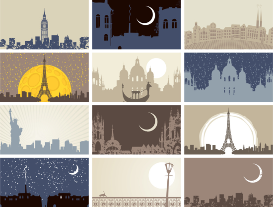 Cityscape Vector Art Free Vector