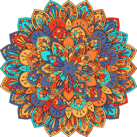 Abstract Mandala Design Free Vector