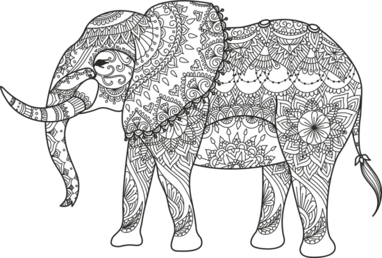 Elephant Black Vector Free Vector