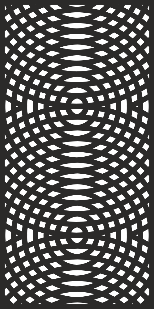 Decorative Screen Pattern for CNC Laser Free Vector