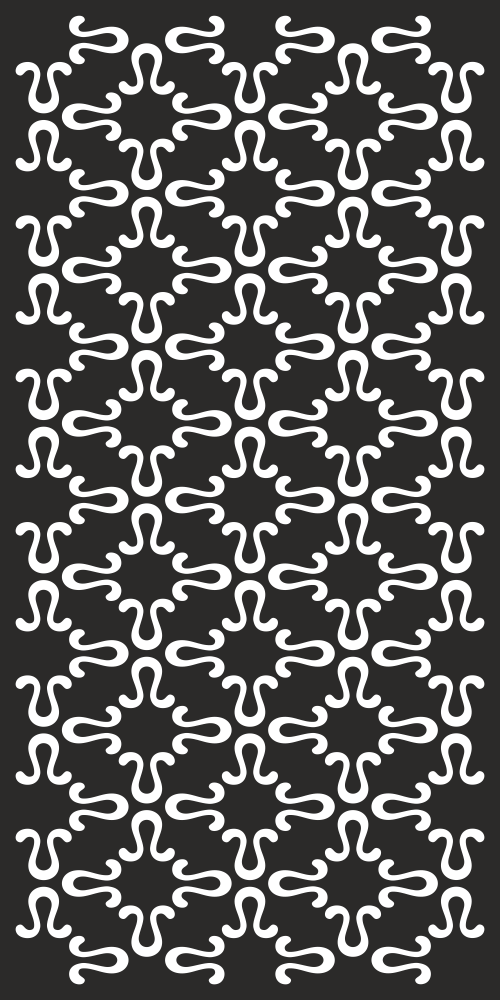 Design Seamless Monochrome Pattern Free Vector