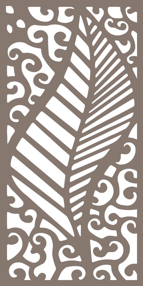 Laser Cut Screen Pattern Vector Free Vector