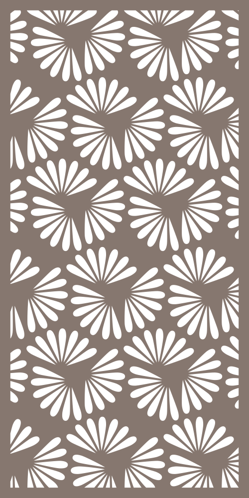 Indoor Privacy Screen Pattern Vector Free Vector