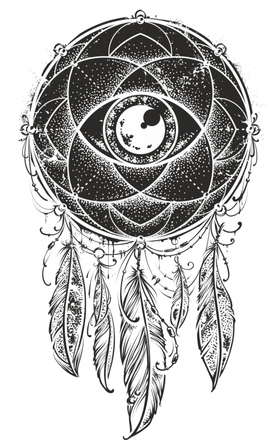 Mystical Dreamcatcher Free Vector