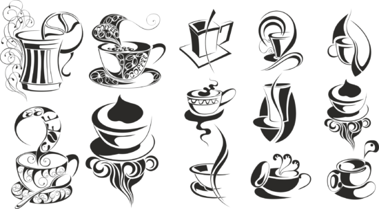 Coffee Set Free Vector