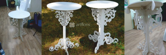 Decor Table Laser Cut Free Vector