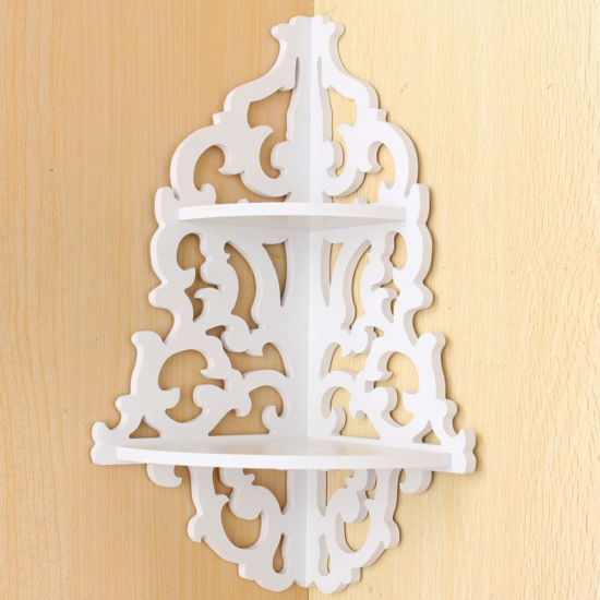 Laser Cut Corner Shelf Free Vector