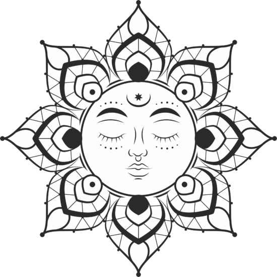 Mandala Sun Free Vector