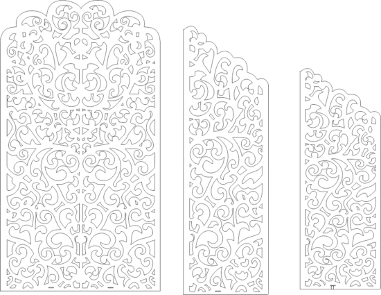 Wedding Screen Panel Free Vector