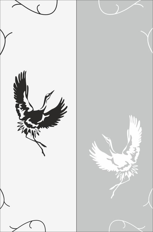 Flying Bird Sandblast Pattern Free Vector