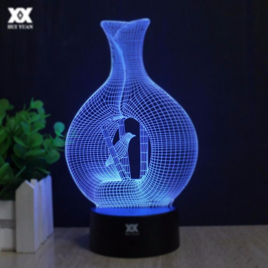 Vase 3D LED Night Light DXF File