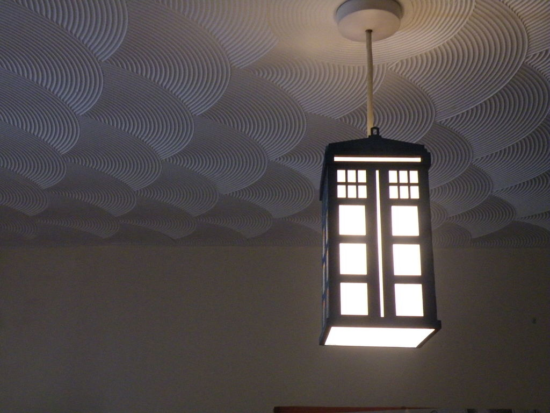 Tardis Lamp Laser Cut Free Vector