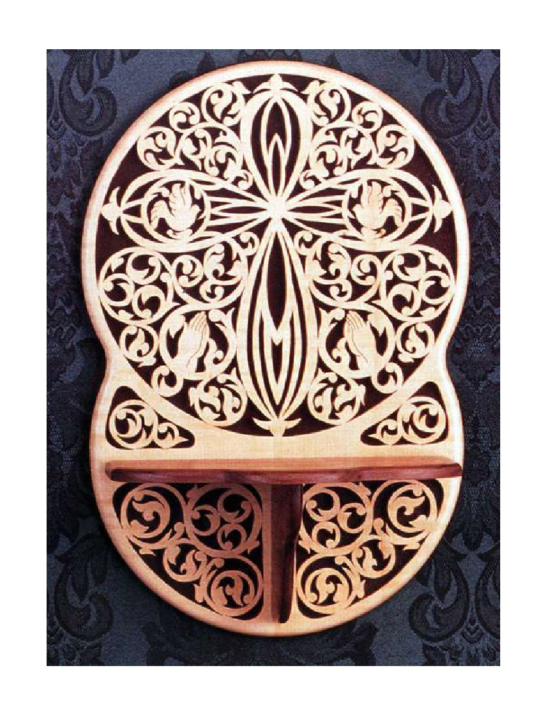 Victorian Cross With Shelf Scroll Saw Pattern PDF File