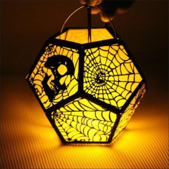 Halloween 3D Lamp Free Vector