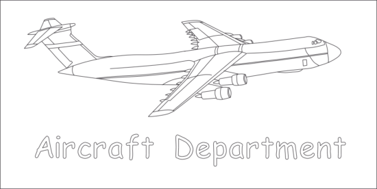 Aircraft Department DXF File