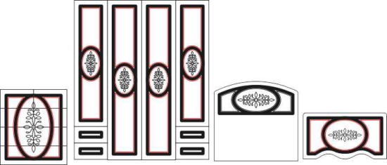 Furniture Pattern Free Vector