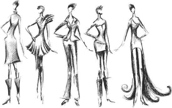 Fashion Silhouettes Free Vector