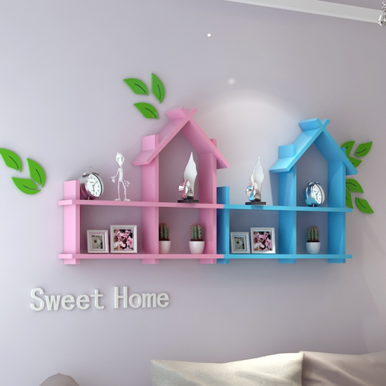 Laser Cut Shelf for Kids Room Template Free Vector