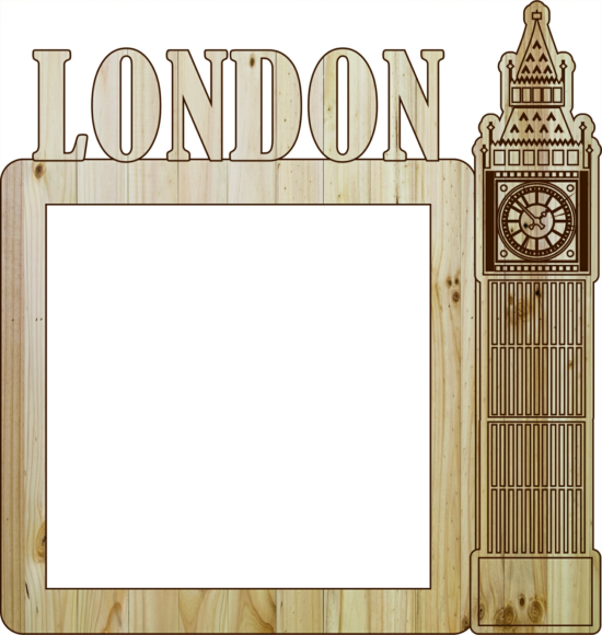 Laser Cut Photo Frame London Free Vector