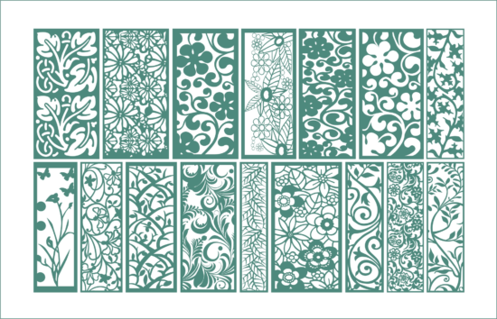 Floral Ornament Vectors Free Vector