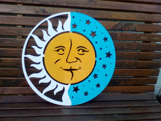 Sun Laser Cut Free Vector