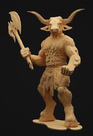 Minotaur L 6 Mm DXF File