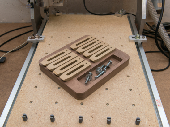 Cnc Router Clamp Tray DXF File