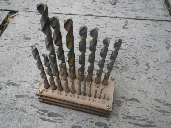 Drill bit holder DXF File