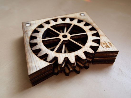 Gear Coasters DXF File