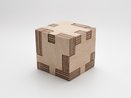 Puzzle Cube Laser Cut DXF File