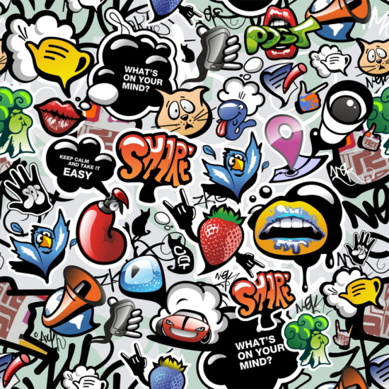 Graffiti Background Free Vector