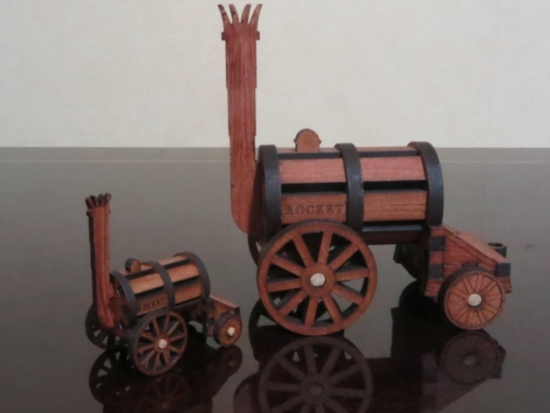 Stephenson’s Rocket 3D Puzzle DXF File