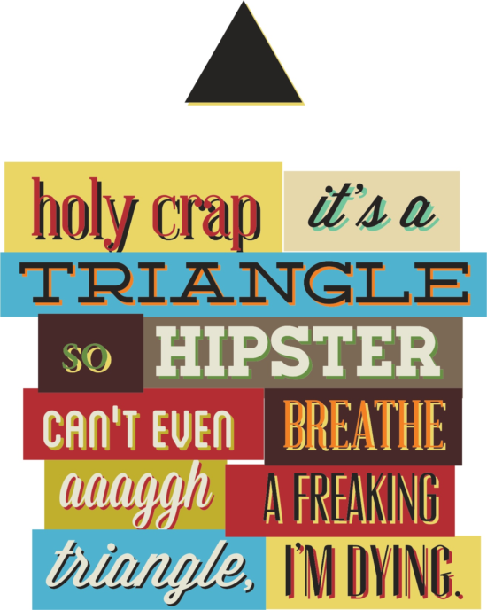 Triangle Print Free Vector