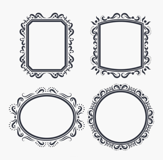 Floral Frame Vectors Free Vector