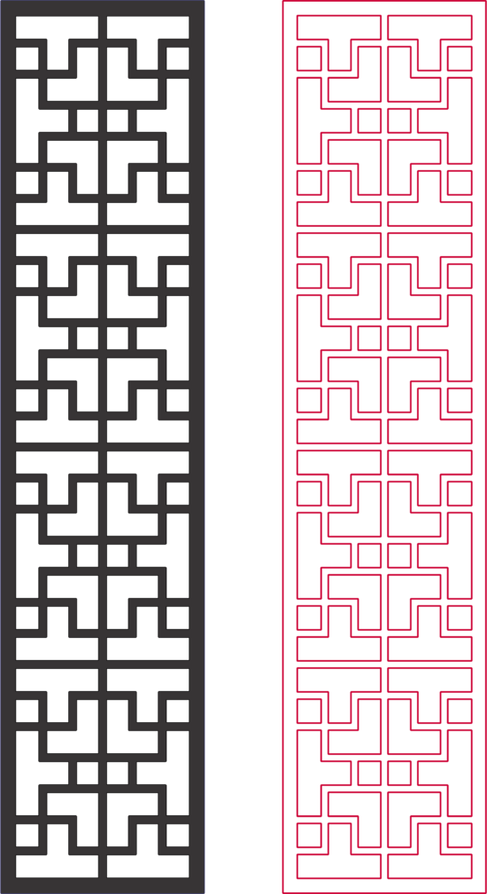 Dxf Pattern Designs 2d Grille DXF File