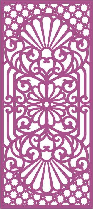 Laser cut jali design Free Vector