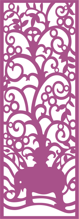 Decorative Laser Cut Screen Free Vector