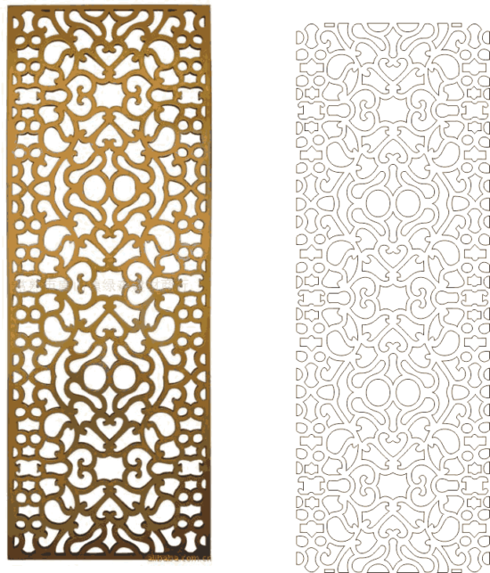 Ornamental Vector Art Pattern Free Vector